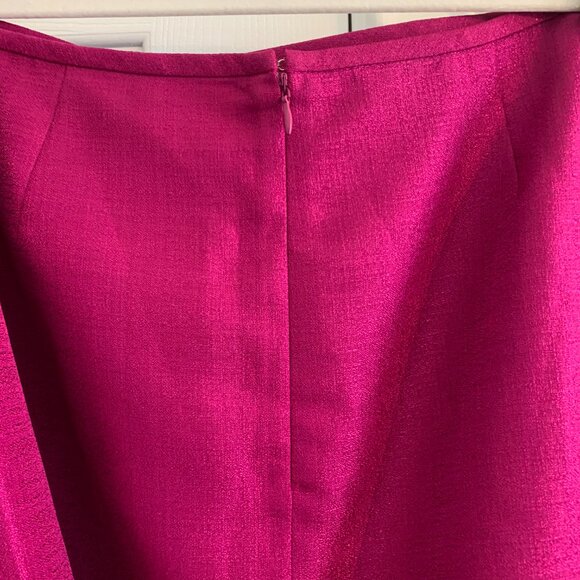 Le Suit Size 16 Magenta Fuschia 2 piece skirt suit set - Picture 10 of 13